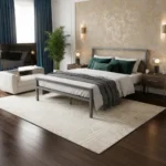 Solid Metal Bed Frame