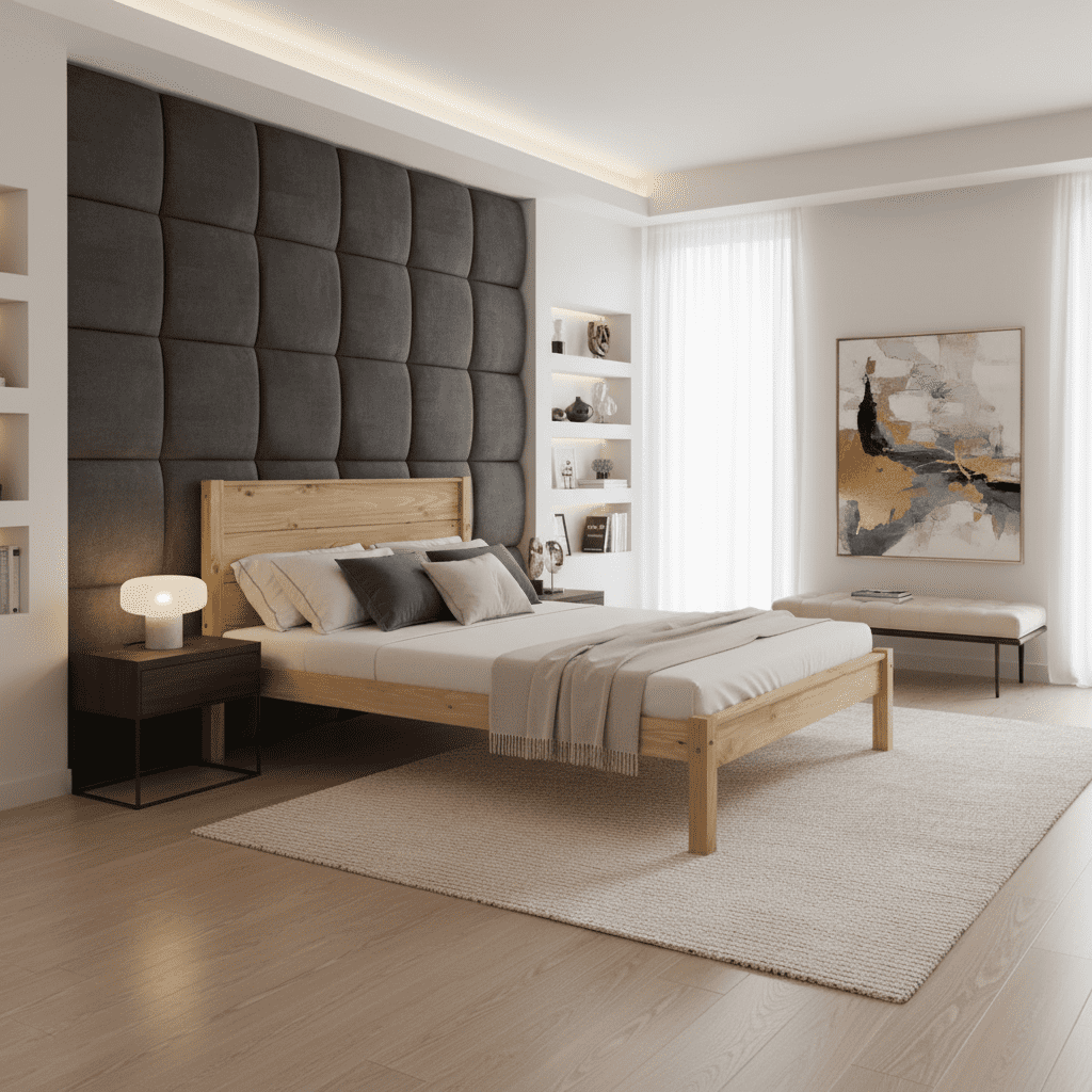 Solid Wooden Bedframe - Image 3