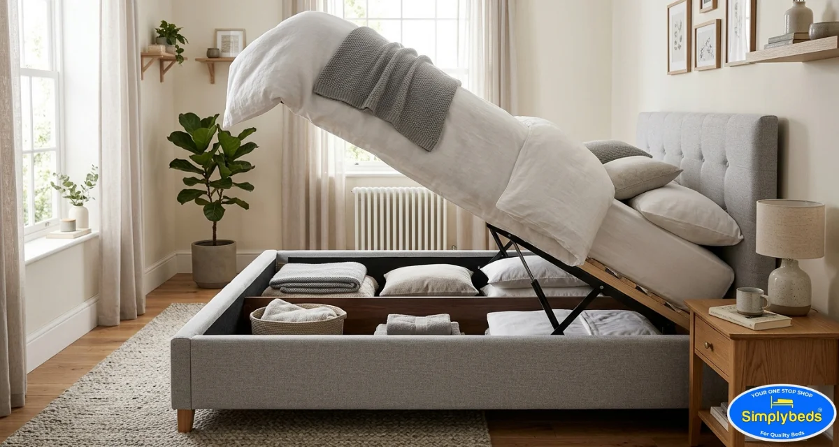small double ottoman bed