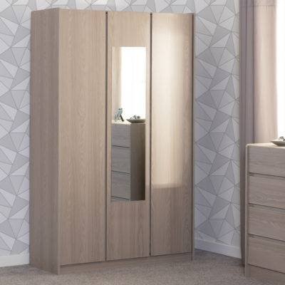mirrored wardrobe