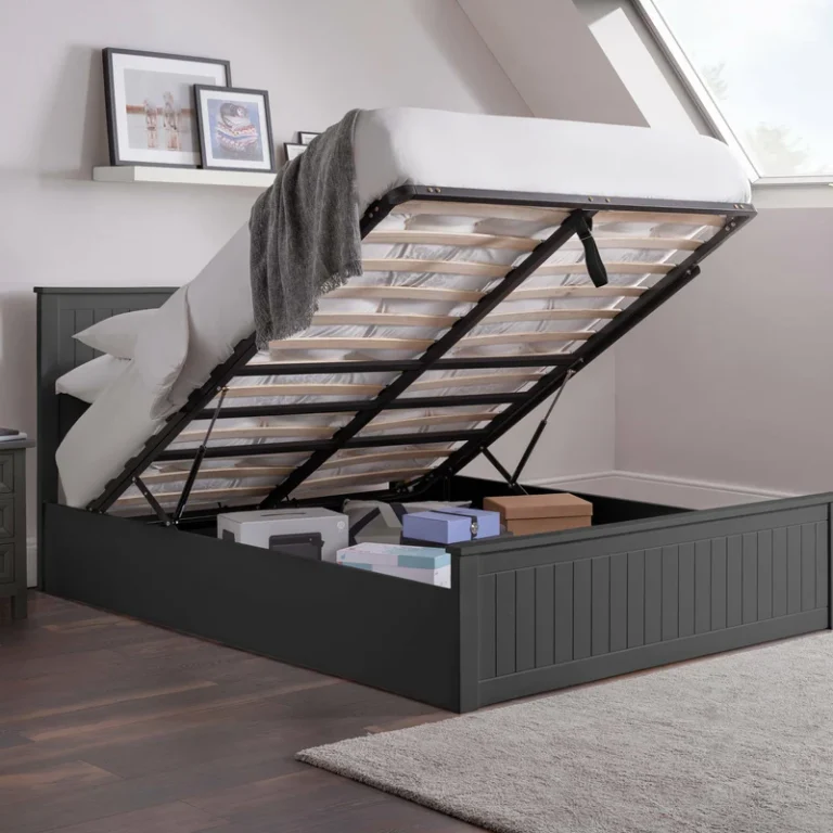 wooden ottoman